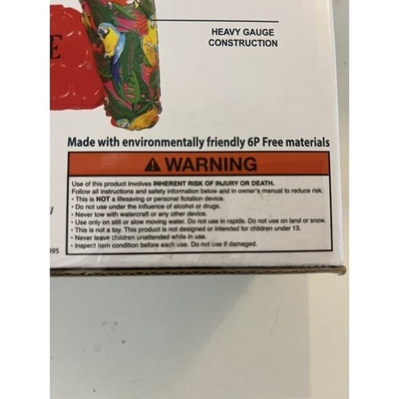 Margaritaville Sit & Sip Pool Float 56"x36" With Side Drink Holder New - Picture 4 of 6